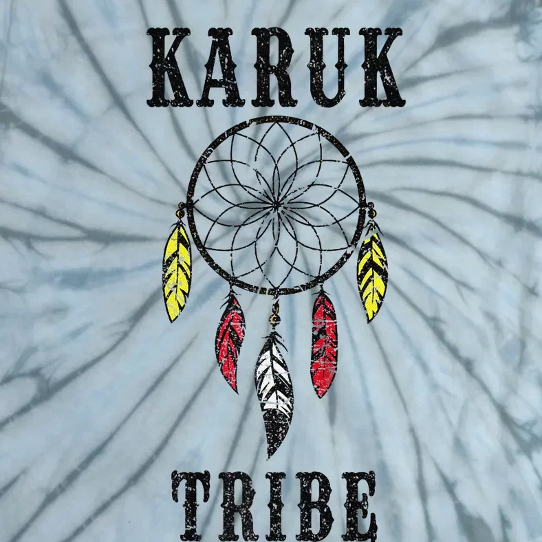 Karuk Tribe Pride Native American Indian Culture Premium Tie-Dye T-Shirt