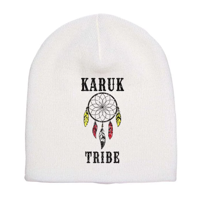 Karuk Tribe Pride Native American Indian Culture Premium Short Acrylic Beanie