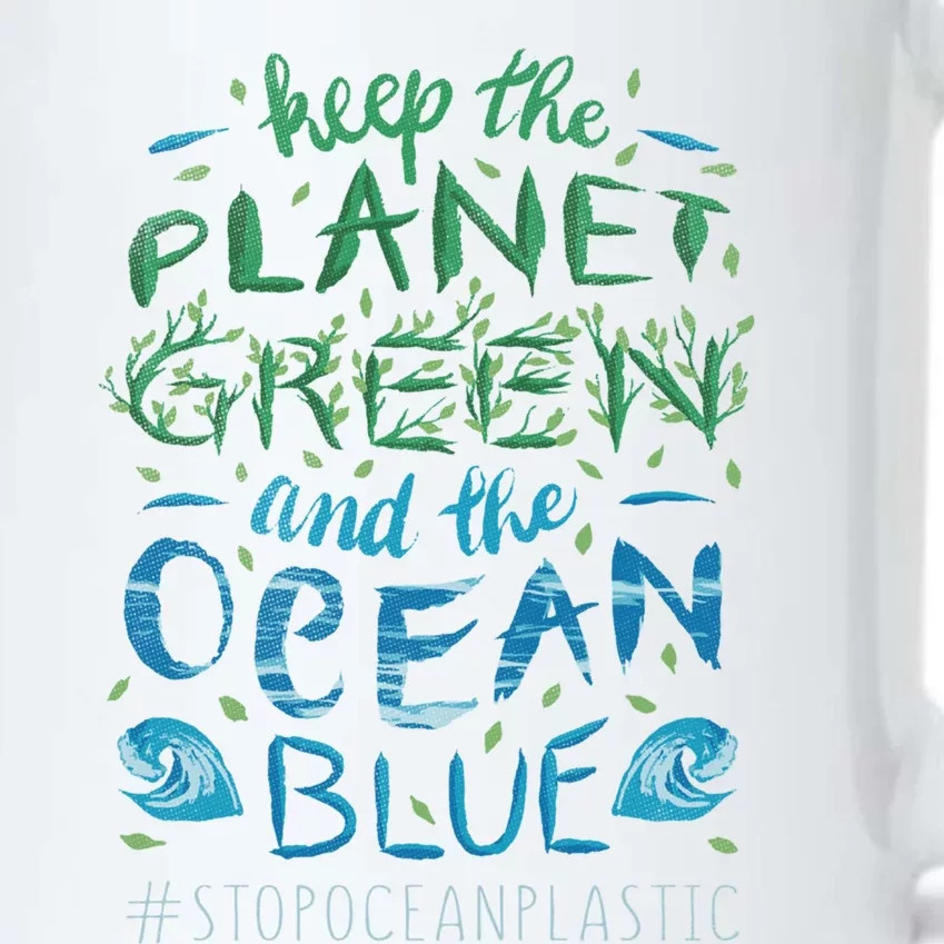 Keep The Planet Water Save Stop Plastic Oceans Day Gift Black Color Changing Mug