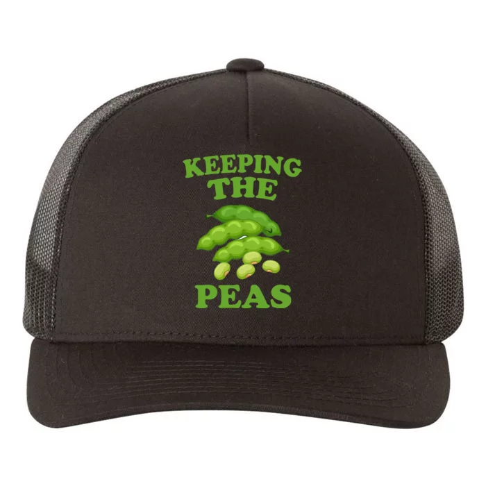 Keeping The Peas Green Bean Thanksgiving Family Matching Yupoong Adult 5-Panel Trucker Hat