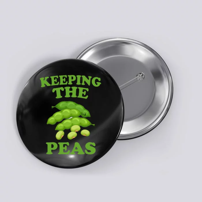 Keeping The Peas Green Bean Thanksgiving Family Matching Button