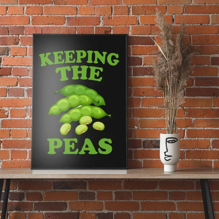 Keeping The Peas Green Bean Thanksgiving Family Matching Poster