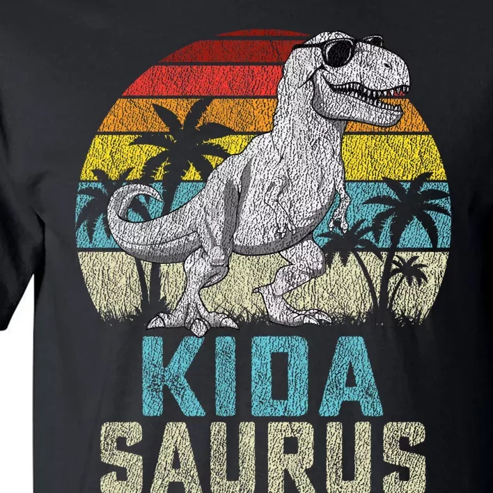 Kidasaurus T Rex Dinosaur Kida Saurus FatherS Family Tall T-Shirt