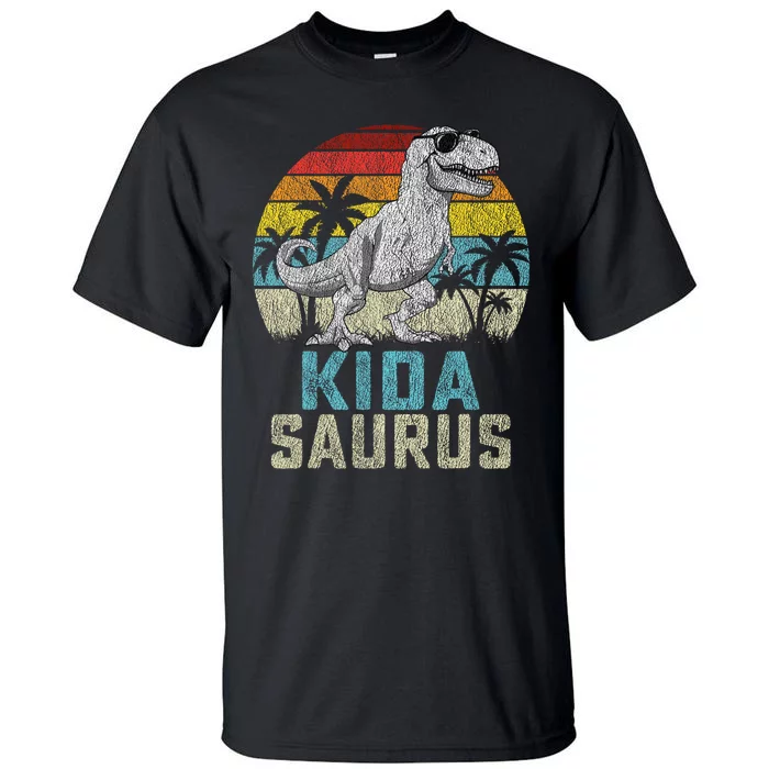 Kidasaurus T Rex Dinosaur Kida Saurus FatherS Family Tall T-Shirt