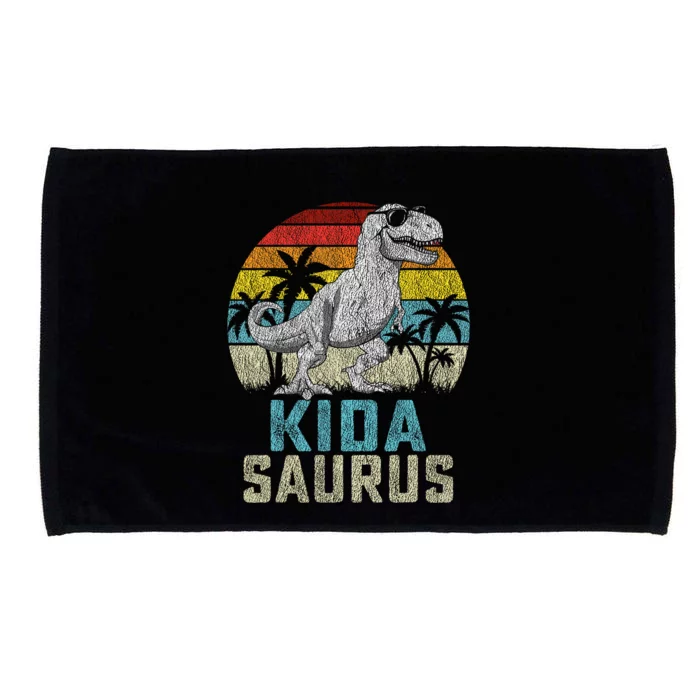 Kidasaurus T Rex Dinosaur Kida Saurus FatherS Family Microfiber Hand Towel