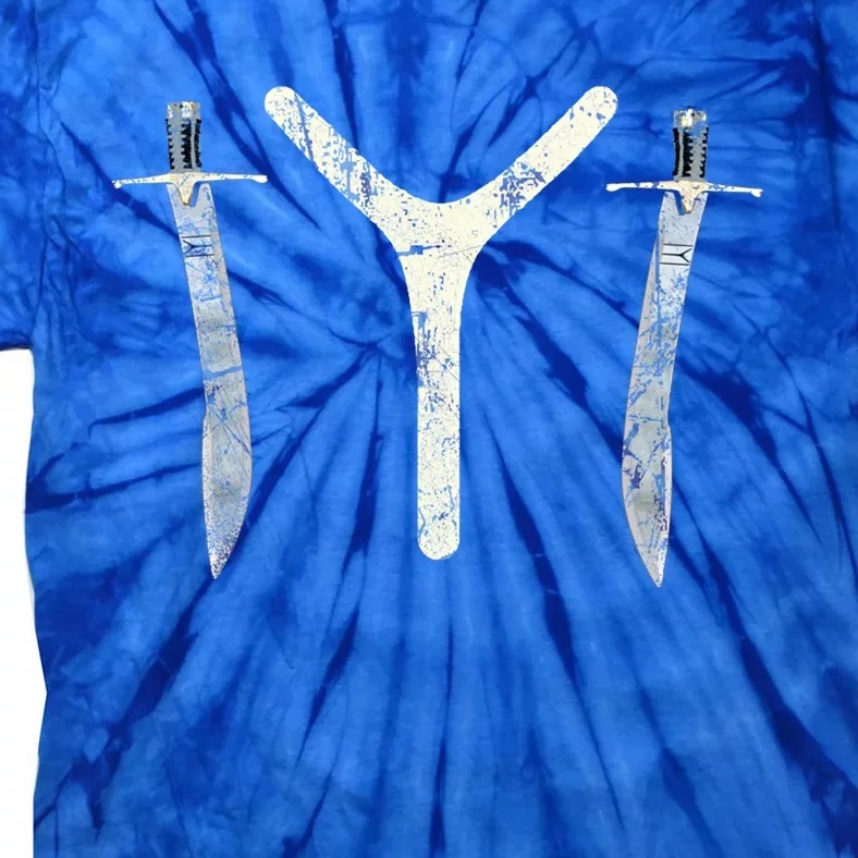 Kayi Tribe Swords Marking Iyi Symbol Otto Ertugrul Flag Funny Gift Tie-Dye T-Shirt