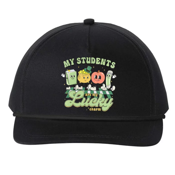 Kindergarten Teacher St Patricks Day Gift Teaching lover Snapback Five-Panel Rope Hat