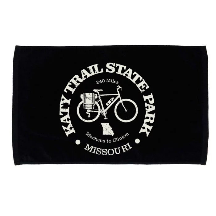 Katy Trail State Vintage Cycling State Park Missouri Bike Microfiber Hand Towel