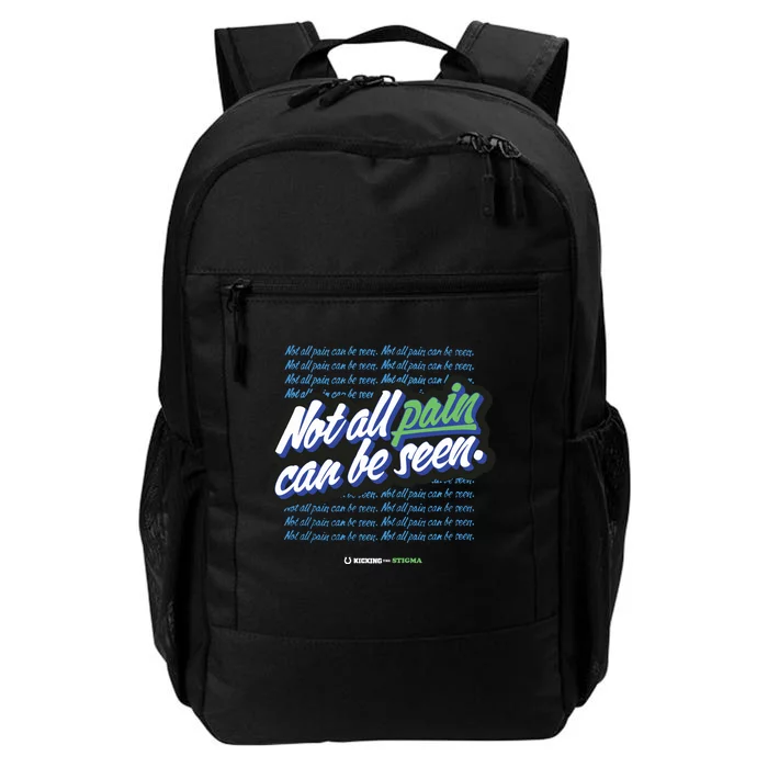 Kicking The Stigma Not All Pain Can Be Seen Daily Commute Backpack