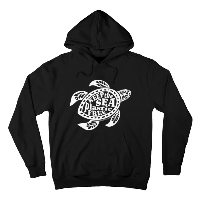 Keep The Sea Plastic Free Vero Beach Florida Hoodie