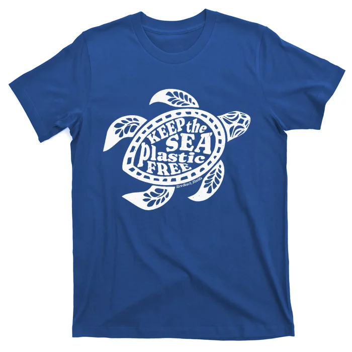 Keep the Sea Plastic Free  Vero Beach Florida T-Shirt