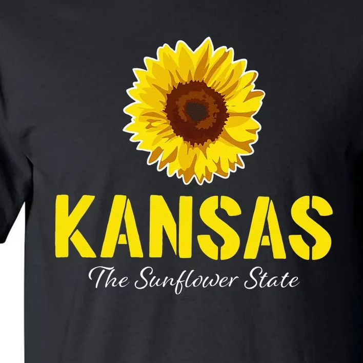 Kansas The Sunflower State Proud Kansan Tall T-Shirt