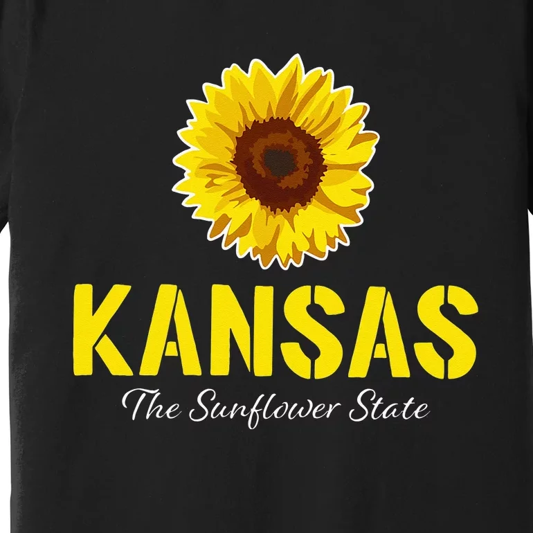 Kansas The Sunflower State Proud Kansan Premium T-Shirt