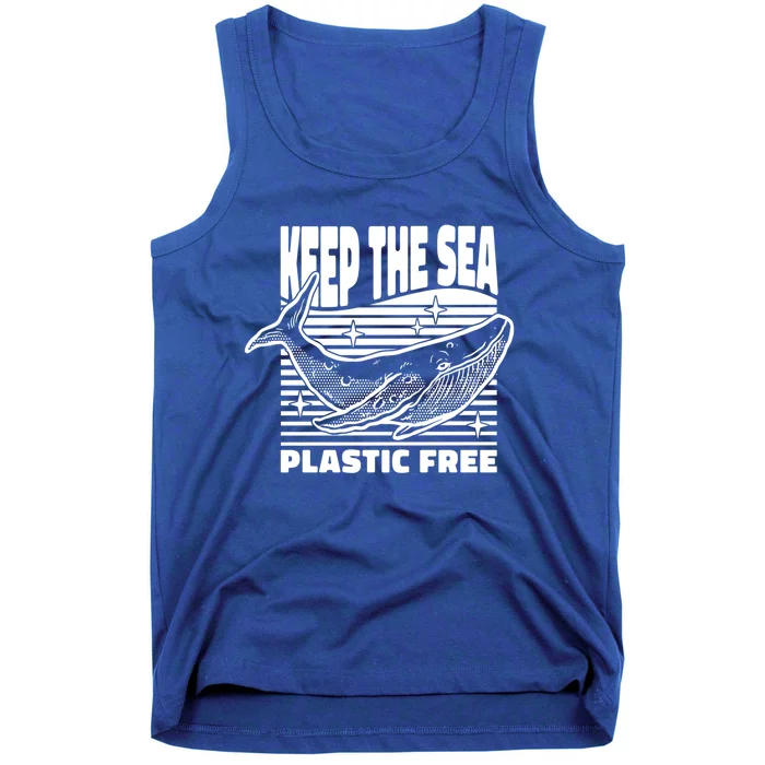 Keep The Sea Plastic Free Environtalist Tee For Recycle Gift Tank Top