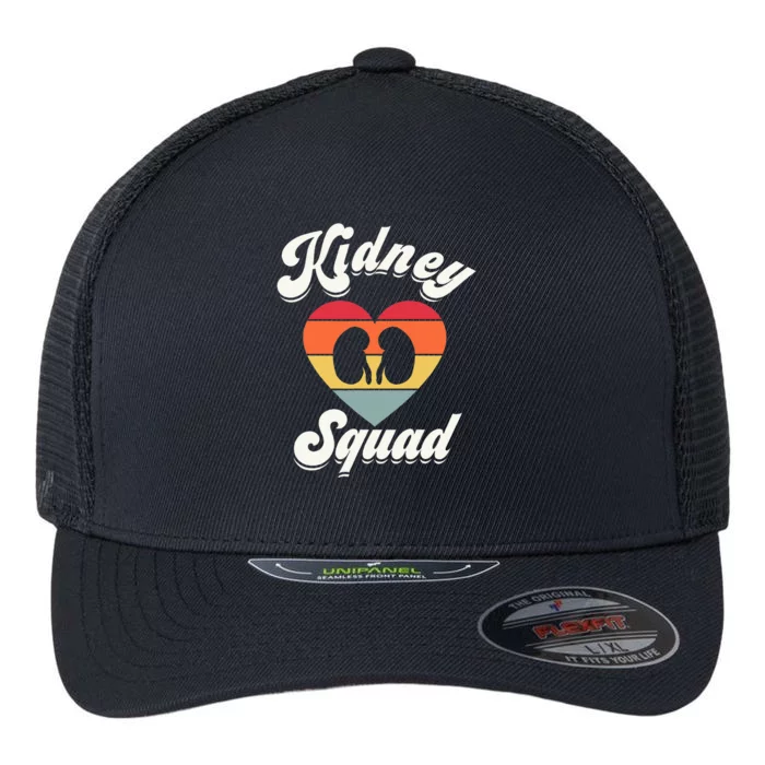 Kidney Team Squad Nephrology Nurse Dialysis Technician Tech Flexfit Unipanel Trucker Cap