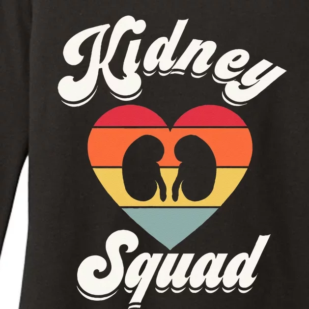 Kidney Team Squad Nephrology Nurse Dialysis Technician Tech Womens CVC Long Sleeve Shirt