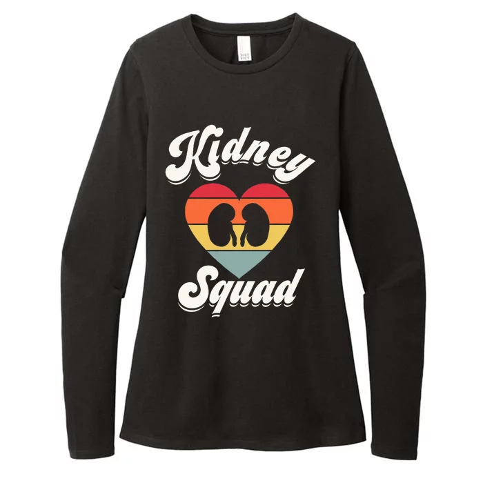 Kidney Team Squad Nephrology Nurse Dialysis Technician Tech Womens CVC Long Sleeve Shirt