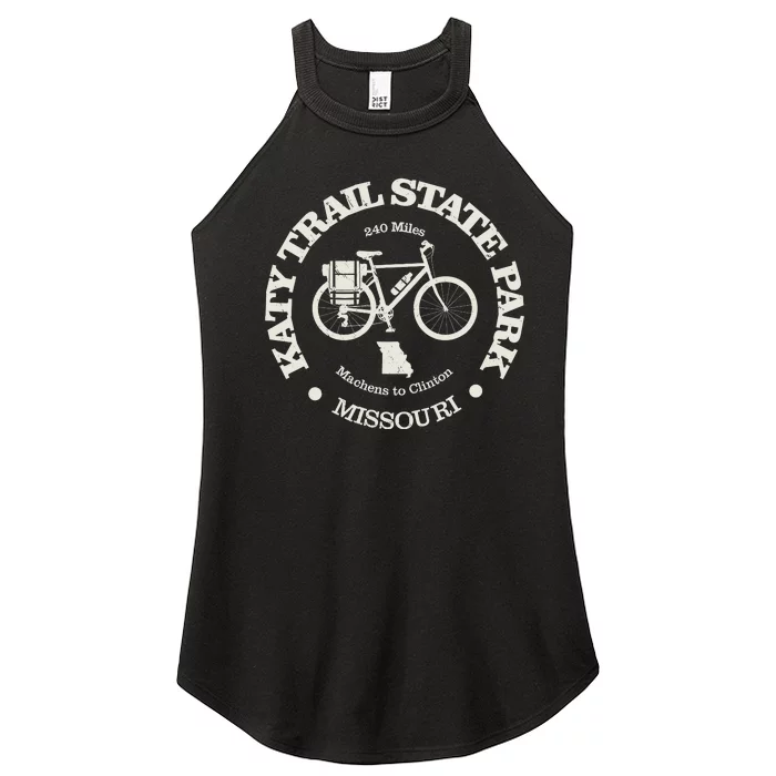 Katy Trail State Vintage Cycling State Park Missouri Bike Women’s Perfect Tri Rocker Tank