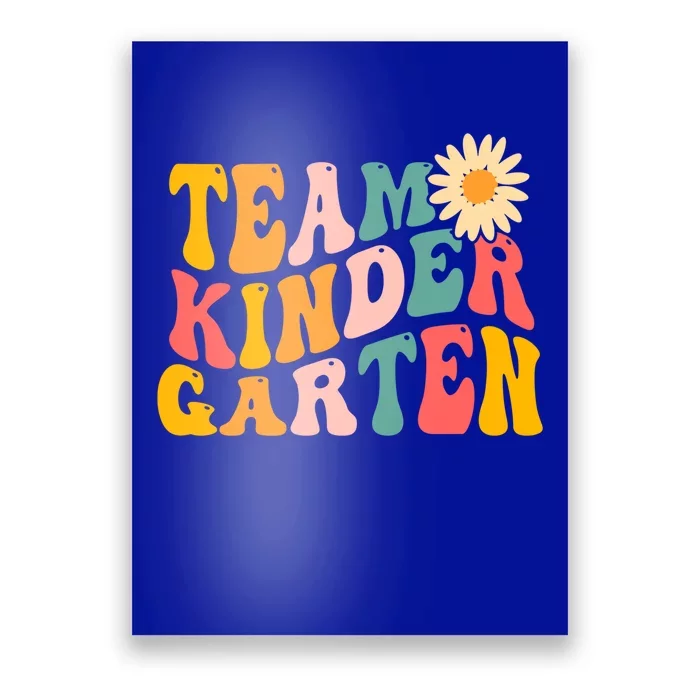 Kindergarten Teacher Team Kindergarten Gift Poster