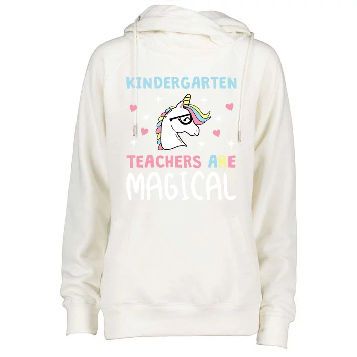 Kindergarten Team Teachers Back To School Gift Womens Funnel Neck Pullover Hood