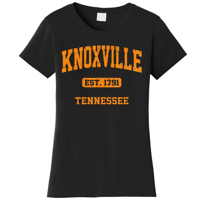 Knoxville Tennessee TN Vintage State Athletic Style Women's T-Shirt