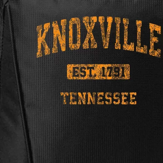 Knoxville Tennessee Tn Vintage Athletic Sports City Backpack