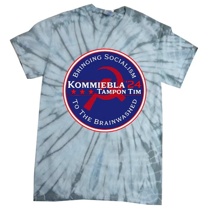 Kommiebla Tampon Tim 24 Political Satire Tie-Dye T-Shirt