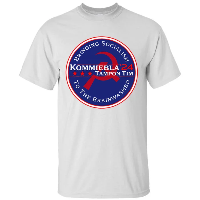 Kommiebla Tampon Tim 24 Political Satire Tall T-Shirt