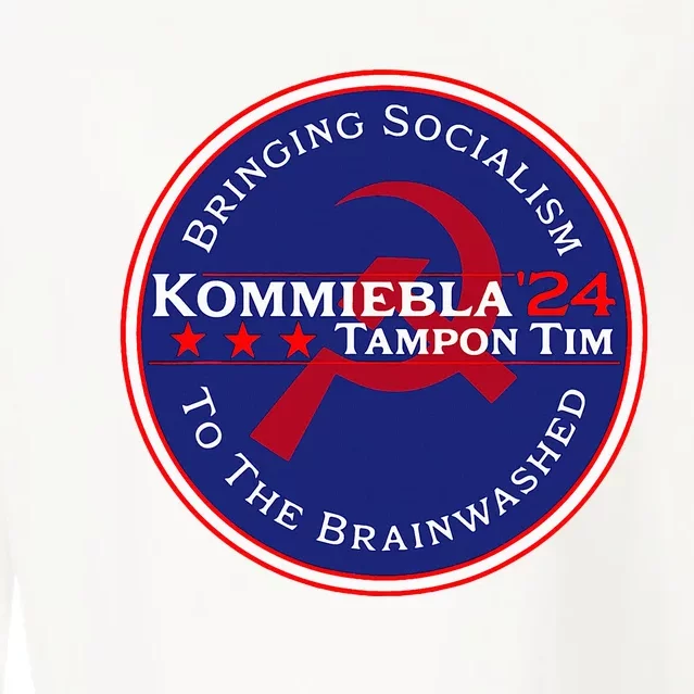 Kommiebla Tampon Tim 24 Political Satire Cropped Pullover Crew