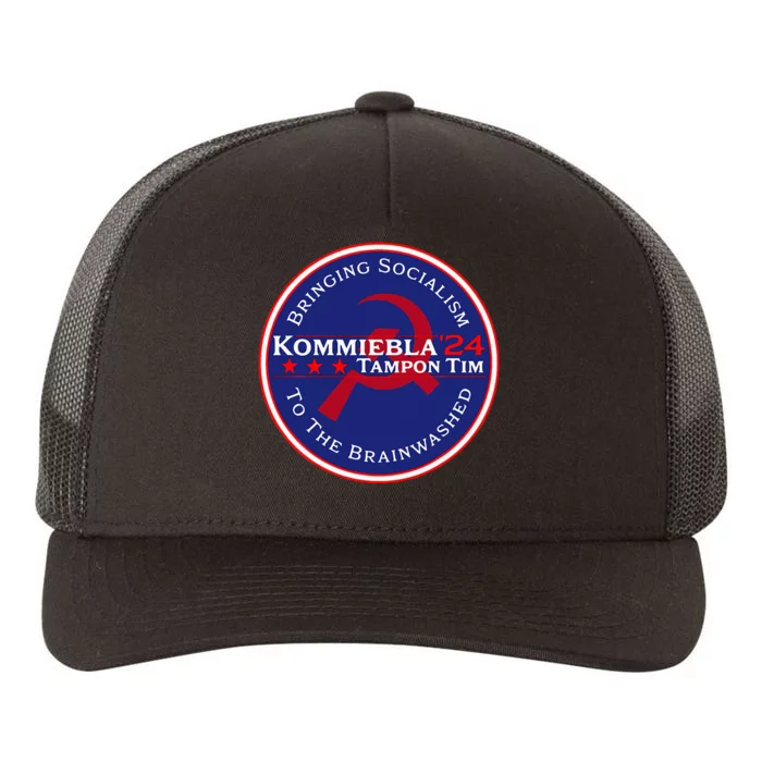 Kommiebla Tampon Tim 24 Political Satire Yupoong Adult 5-Panel Trucker Hat