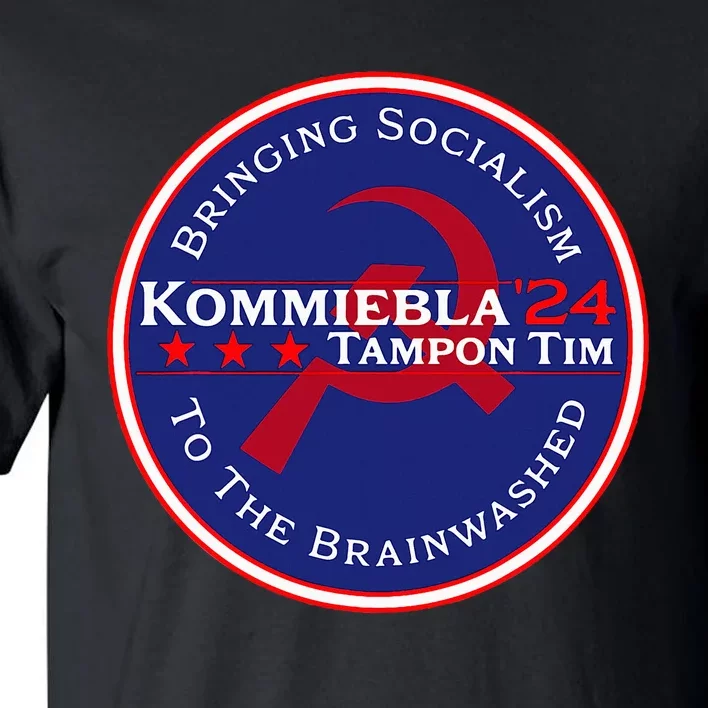 Kommiebla Tampon Tim 24 Political Satire Tall T-Shirt