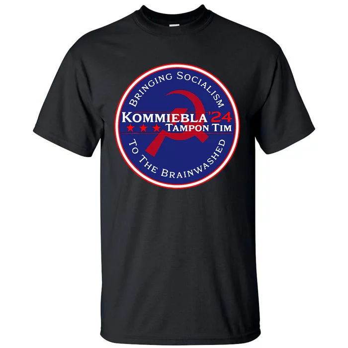 Kommiebla Tampon Tim 24 Political Satire Tall T-Shirt