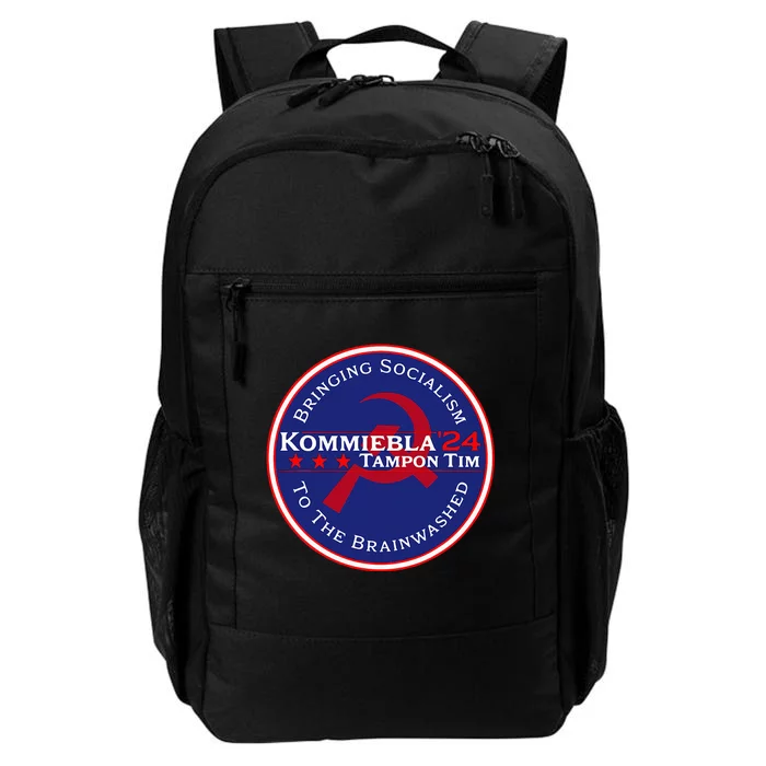 Kommiebla Tampon Tim 24 Political Satire Daily Commute Backpack