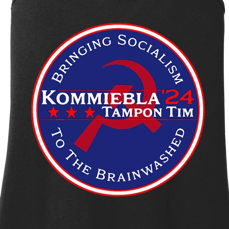 Kommiebla Tampon Tim 24 Political Satire Ladies Essential Tank