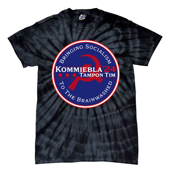 Kommiebla Tampon Tim 24 Political Satire Tie-Dye T-Shirt