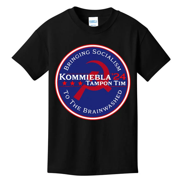 Kommiebla Tampon Tim 24 Political Satire Kids T-Shirt