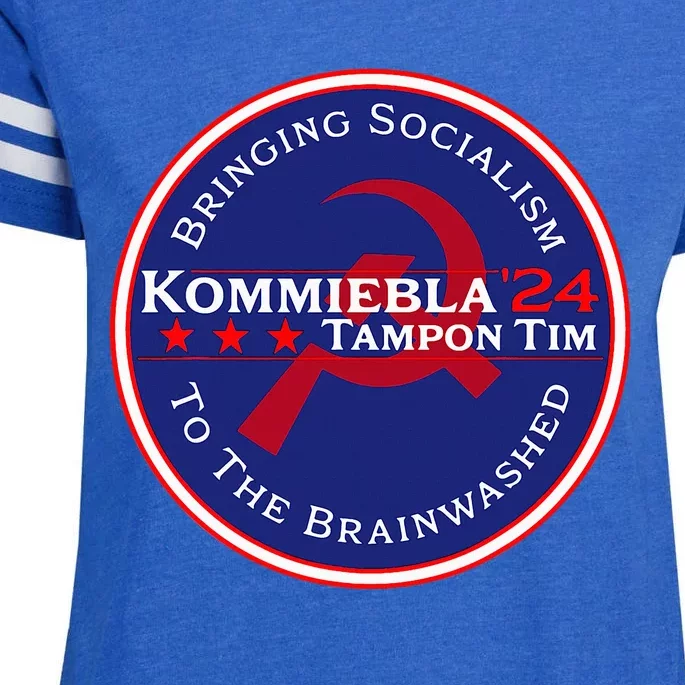 Kommiebla Tampon Tim 24 Political Satire Enza Ladies Jersey Football T-Shirt