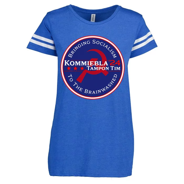 Kommiebla Tampon Tim 24 Political Satire Enza Ladies Jersey Football T-Shirt