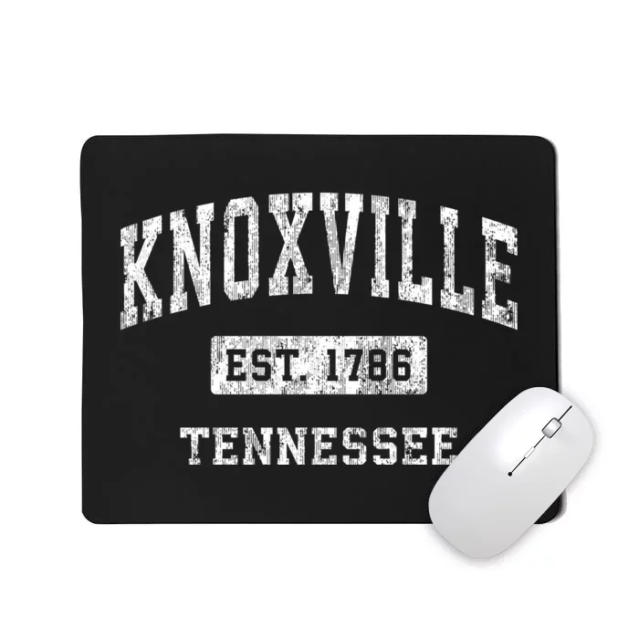 Knoxville Tennessee Tn Vintage Established Sports Design Mousepad