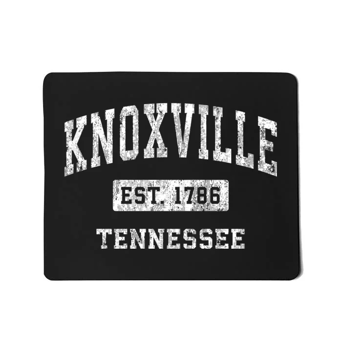 Knoxville Tennessee Tn Vintage Established Sports Design Mousepad