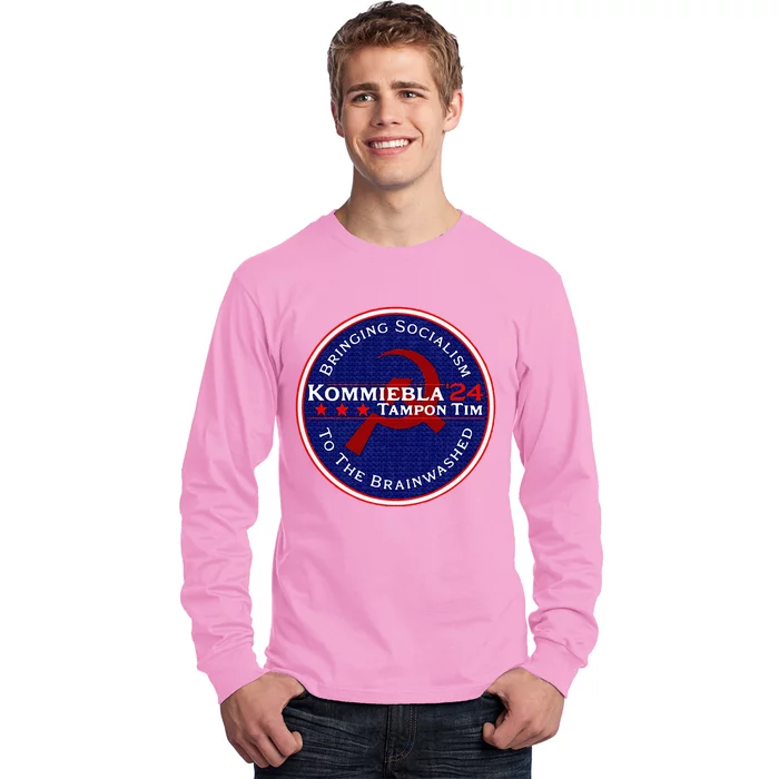 Kommiebla Tampon Tim 24 Political Satire Long Sleeve Shirt