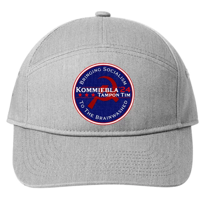 Kommiebla Tampon Tim 24 Political Satire 7-Panel Snapback Hat