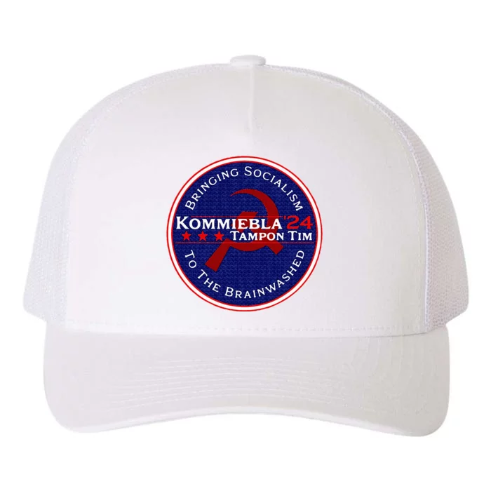 Kommiebla Tampon Tim 24 Political Satire Yupoong Adult 5-Panel Trucker Hat