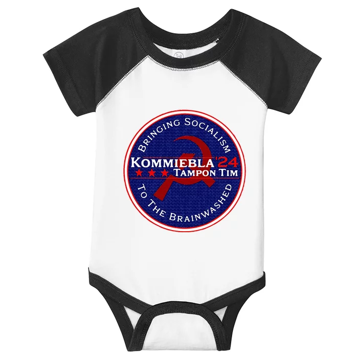 Kommiebla Tampon Tim 24 Political Satire Infant Baby Jersey Bodysuit