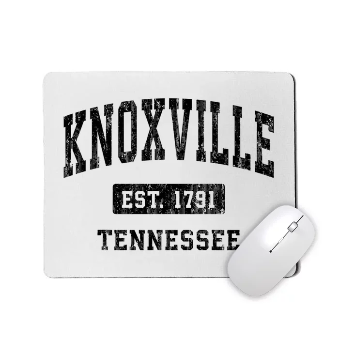 Knoxville Tennessee Tn Vintage Established Athletic Sports Design Mousepad