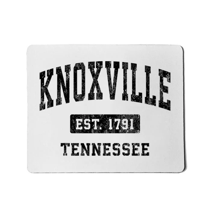 Knoxville Tennessee Tn Vintage Established Athletic Sports Design Mousepad