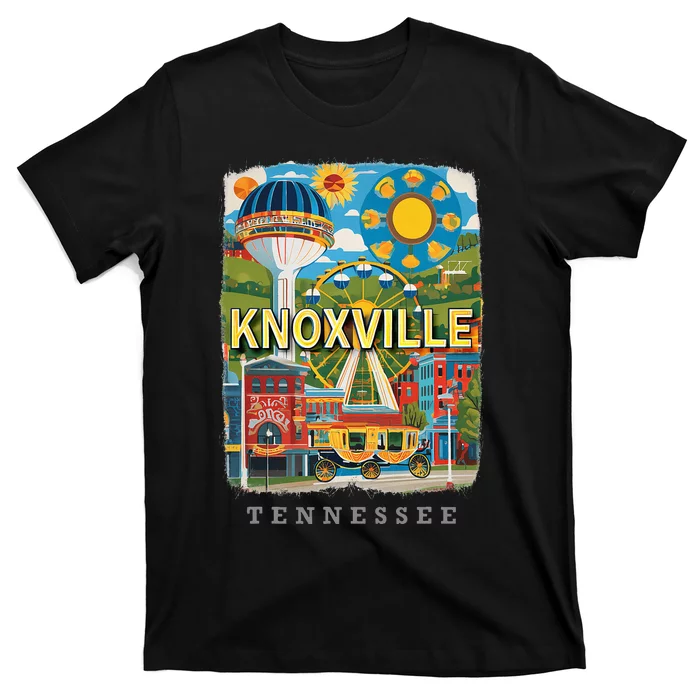 Knoxville Tennessee Tn Historic Downtown Sd136 T-Shirt