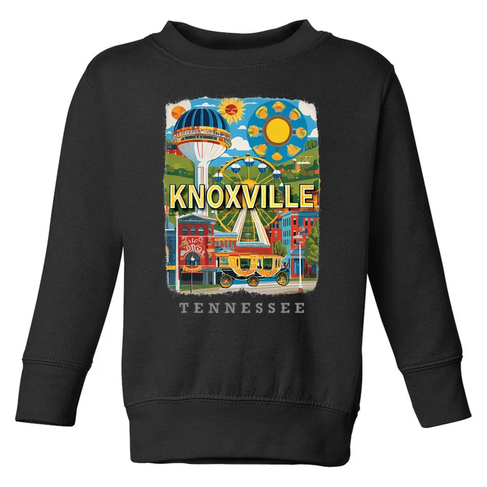 Knoxville Tennessee Tn Historic Downtown Sd136 Toddler Sweatshirt