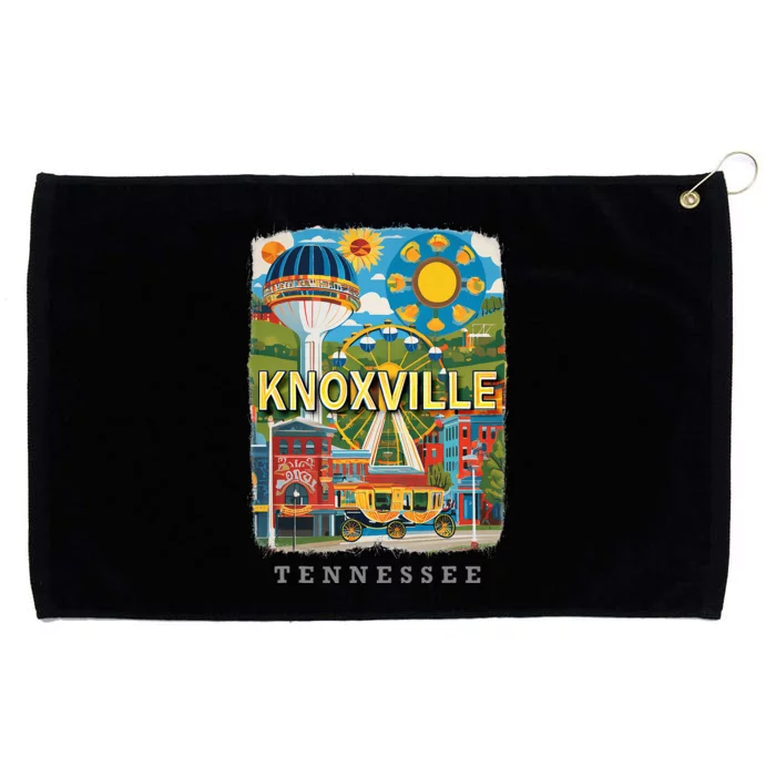 Knoxville Tennessee Tn Historic Downtown Sd136 Grommeted Golf Towel