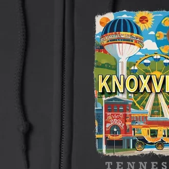 Knoxville Tennessee Tn Historic Downtown Sd136 Full Zip Hoodie